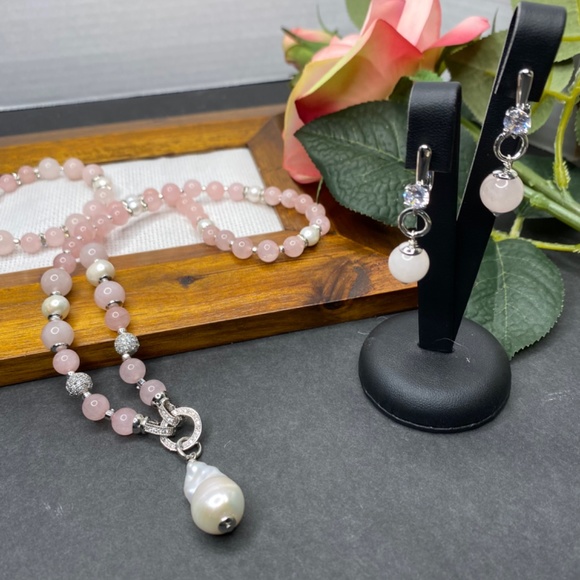 Natural gemstone jewellery set. - Picture 6 of 14
